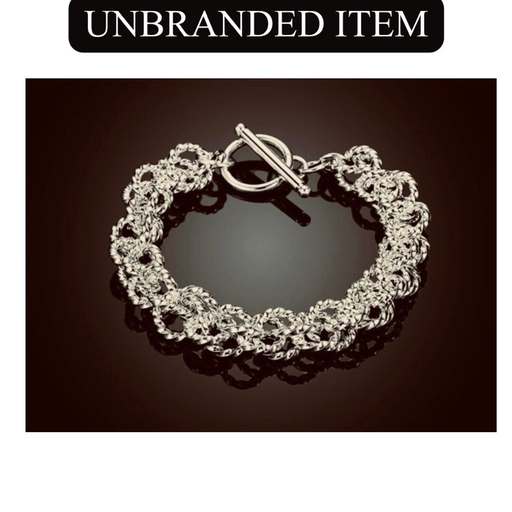 Sterling Silver 0.925 Chain Bracelet, NWOT
